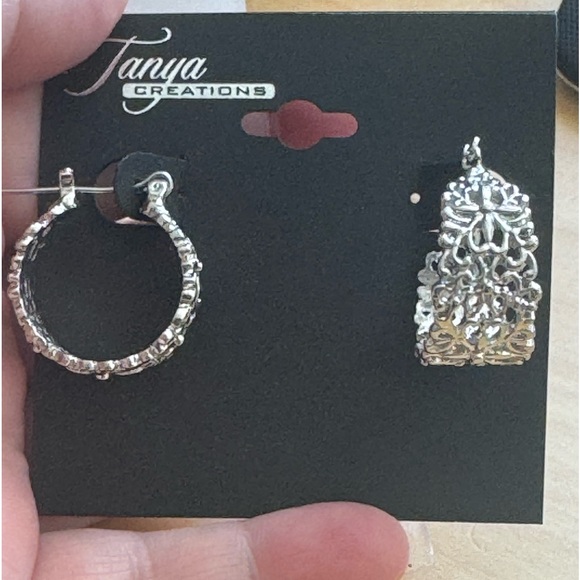 High-End Department Store Designer One of Kind Statement Earrings - Picture 3 of 9